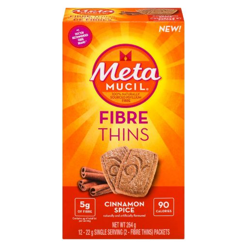 Picture of METAMUCIL META CINNAMON FIBRE THINS 12S                                    