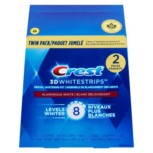 Picture of CREST 3D GLAMOROUS WHITE WHITESTRIPS BOGO PACK 2X14S                       