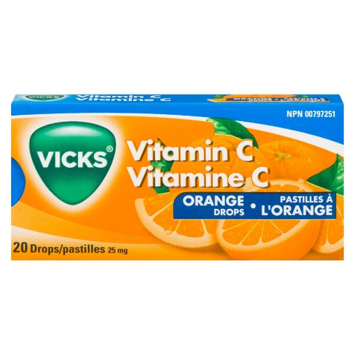 Picture of VICKS LOZENGES - THROAT DROPS - VIT C 20S                                  