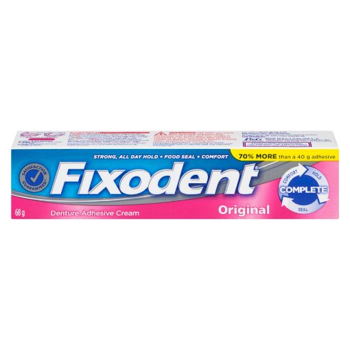 Picture of FIXODENT DENTURE ADHESIVE CREAM - ORIGINAL 68GR                            