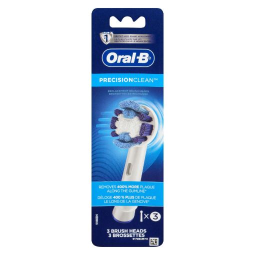 Picture of ORAL-B PRECISION CLEAN REPLACEMENT BRUSH HEADS 3S                          