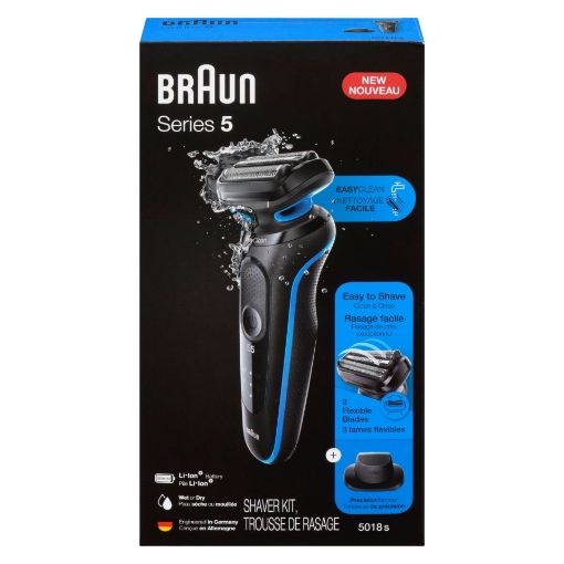 Picture of BRAUN SHAVER 5018S - SOLO BLUE NA