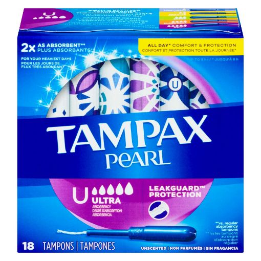 Picture of TAMPAX PEARL TAMPONS - ULTRA 18S