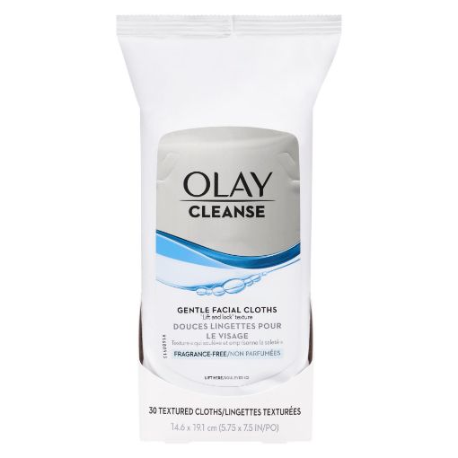 Picture of OLAY CLEANSE GENTLE FACE CLOTH - FRAGRANCE FREE - 30S                      