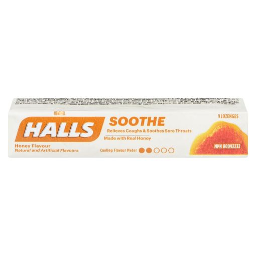 Picture of HALLS REFRESH LOZENGE - REAL HONEY 9S                                      