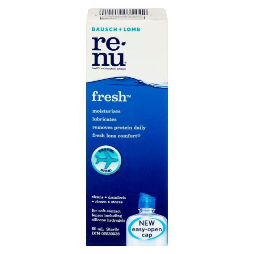 Picture of BAUSCH + LOMB RENU MULTI PURPOSE SOLUTION - TRAVEL SIZE 60ML