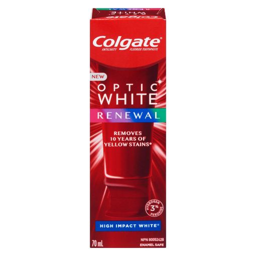 Picture of COLGATE OPTIC WHITE RENEWAL TOOTHPASTE - HIGH IMPACT WHITE 70ML