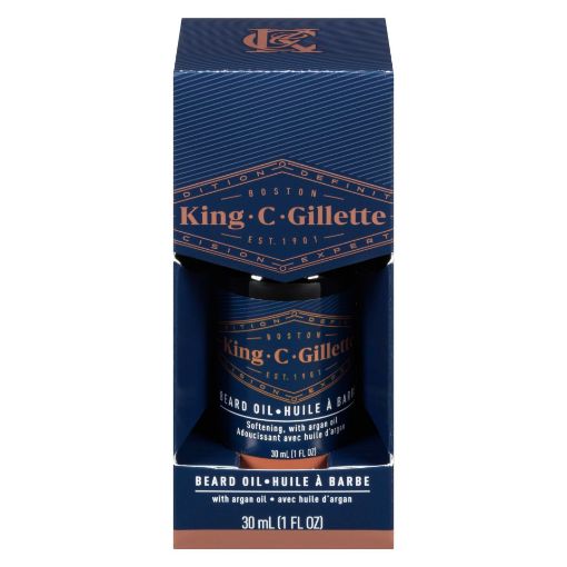 Picture of KING C GILLETTE BEARD OIL 30ML                                             