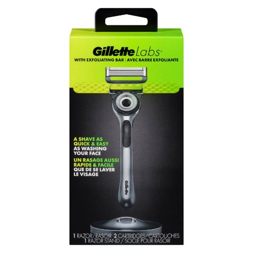 Picture of GILLETTE LABS EXFOLIATING RAZOR CHROME  2UP 1S