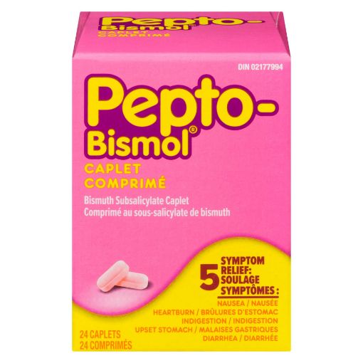 Picture of PEPTO BISMOL CAPLET - ORIGINAL FLAVOUR 24S                                 