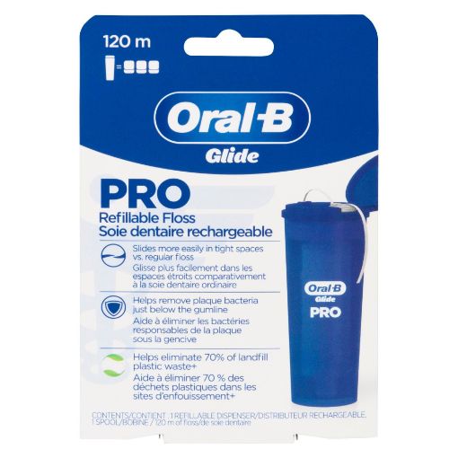 Picture of ORAL-B GLIDE PRO REFILLABLE FLOSS HOLDER 120M STARTER KIT