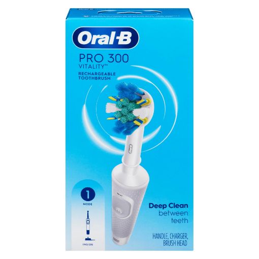 Picture of ORAL-B PRO 300 FLOSS ACTION RECHARGEABLE TOOTHBRUSH