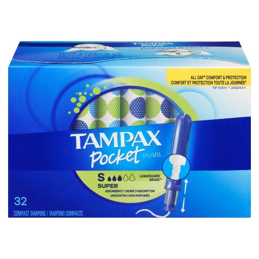 Picture of TAMPAX POCKET PEARL TAMPONS - SUPER 2X 32S