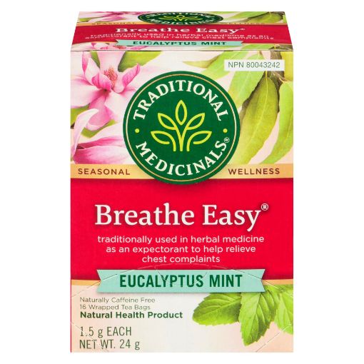 Picture of TRADITIONAL MEDICINALS TEA - BREATHE EASY - EUCALYPTUS MINT 20S