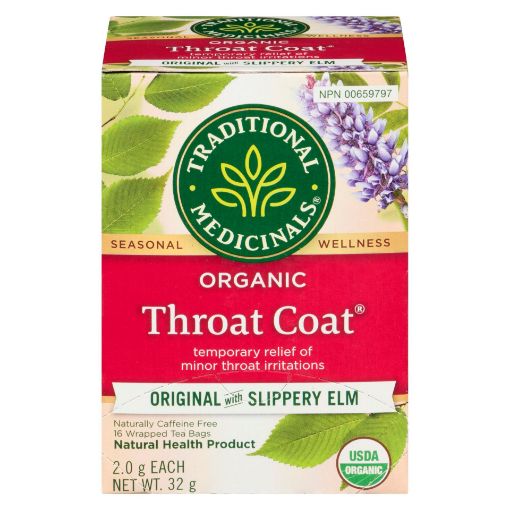 Picture of TRADITIONAL MEDICINALS TEA - THROAT COAT 16S