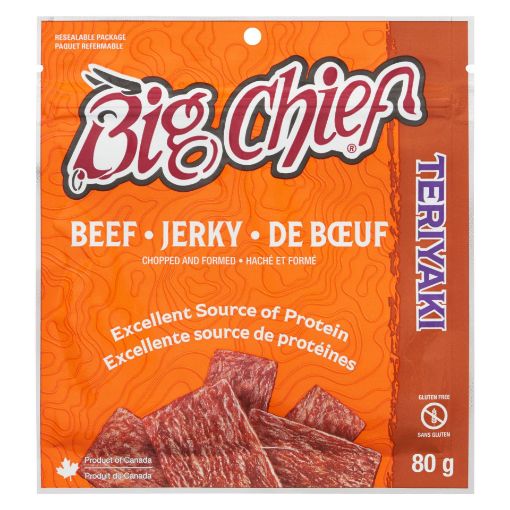 Picture of BIG CHIEF BEEF JERKY - TERIYAKI 80GR