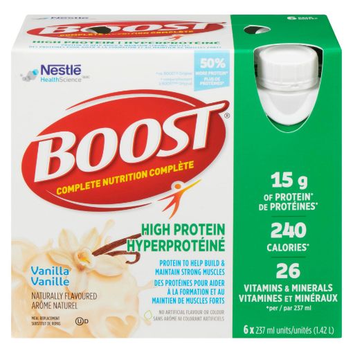 Picture of BOOST HI PROTEIN - VANILLA4 6X237ML                                        