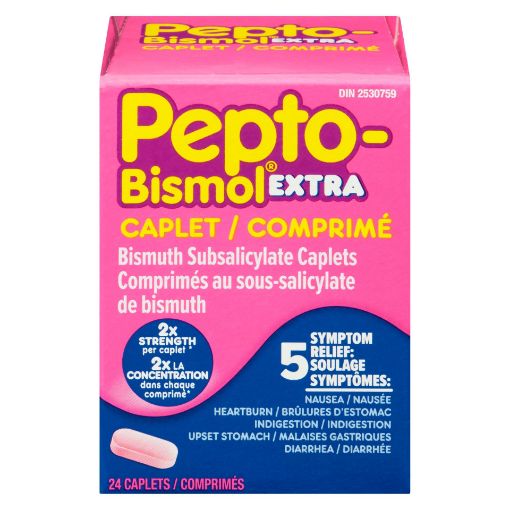 Picture of PEPTO BISMOL CAPLETS - EXTRA STRENGTH 24S