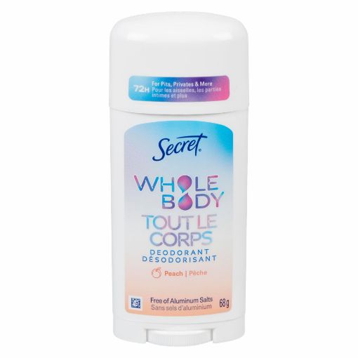 Picture of SECRET WHOLE BODY DEODORANT - PEACH and VANILLA - STICK 68GR