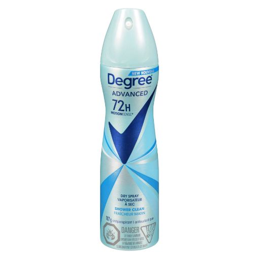 Picture of DEGREE FOR WOMEN ANTIPERSPIRANT DRY SPRAY - SHOWER CLEAN 107GR             