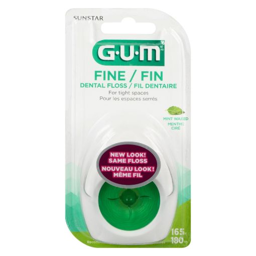 Picture of GUM FINE DENTAL FLOSS - MINT 165M