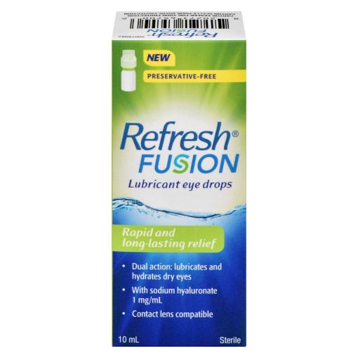 Picture of REFRESH FUSION EYE DROPS - PRESERVATIVE FREE 10ML