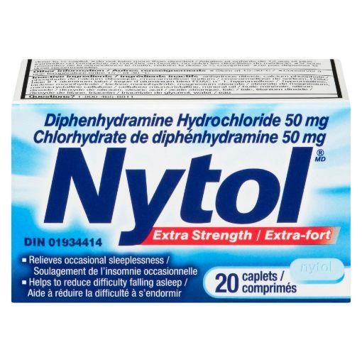 Picture of NYTOL SLEEP AID - EXTRA STRENGTH CAPLET 50MG 20S