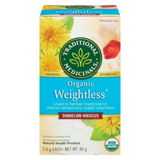 Picture of TRADITIONAL MEDICINALS ORGANIC WEIGHTLESS TEA - DANDELION HIBISCUS 20S                       