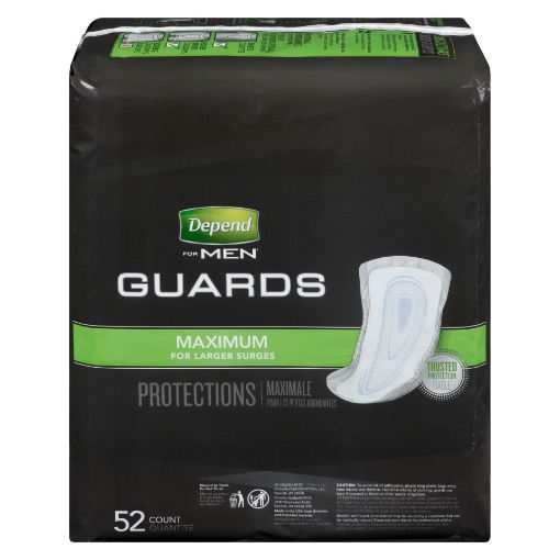 Picture of DEPEND FRESH PROTECTION GUARDS FOR MEN - MAXIMUM 52S