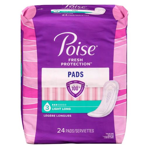 Picture of POISE PADS - LIGHT - LONG 24S