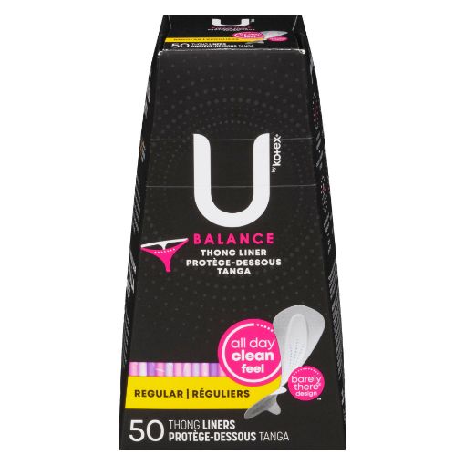 Picture of U BY KOTEX BALANCE THONG LINER - REGULAR 50S