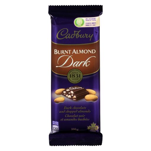 Picture of CADBURY BURNT ALMOND FAMILY BAR 100GR                                      