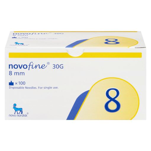 Picture of NOVOFINE NEEDLES 8MM - 30G TIP 100S                                        