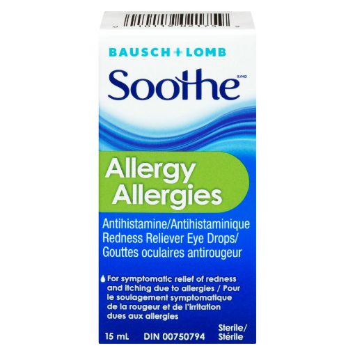 Picture of BAUSCH and LOMB SOOTHE ALLERGY 15ML