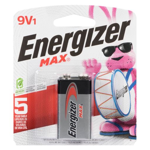 Picture of ENERGIZER BATTERY - 9V1 ALKALINE 522BP                 