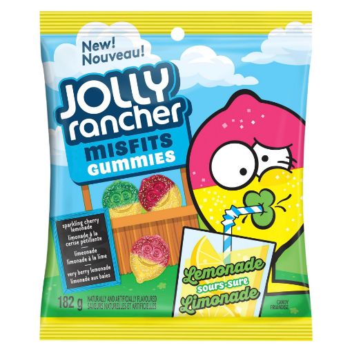 Picture of JOLLY RANCHER MISFITS SOUR LEMONADE PEG 182GR