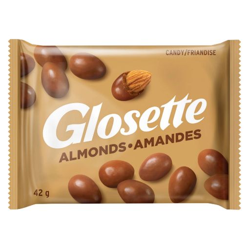 Picture of GLOSETTE ALMONDS SINGLE BAR 45GR