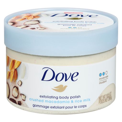 Picture of DOVE BODY POLISH - MAC RICE MILK 298GR                                     