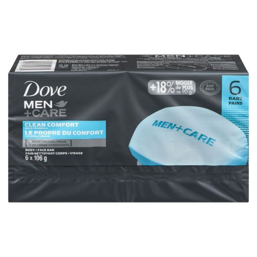 Picture of DOVE MEN+CARE BAR - CLEAN COMFORT 6X106GR