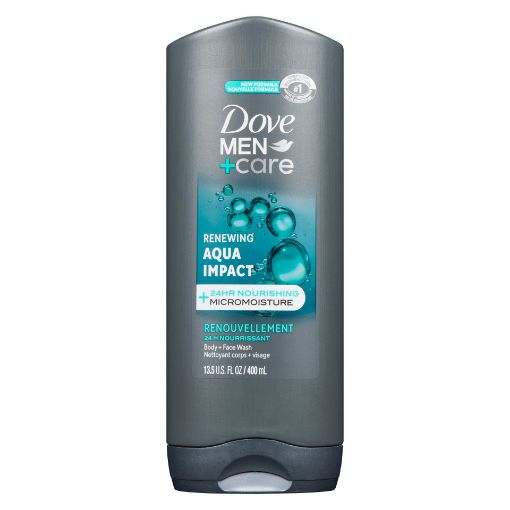 Picture of DOVE MENS BODY WASH - AQUA IMPACT 400ML