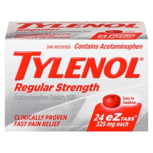 Picture of TYLENOL ACET TABLET 325MG 24S                                              