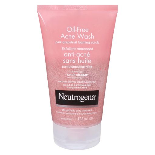 Picture of NEUTROGENA OIL FREE SCRUB - PINK GRAPEFRUIT 125ML                          