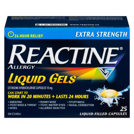 Picture of REACTINE LIQUID GELS - EXTRA STRENGTH 25S                                  