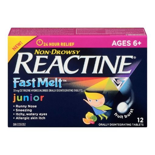 Picture of REACTINE JUNIOR FAST MELTS 12S                                             