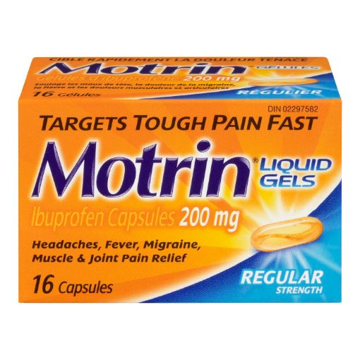 Picture of MOTRIN IB LIQUI-GELS 200MG 16S