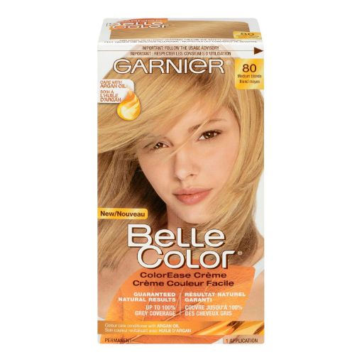 Picture of GARNIER BELLE COLOR HAIR COLOUR - MEDIUM BLONDE #80                        