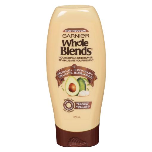 Picture of GARNIER WHOLE BLENDS CONDITIONER - AVOCADO SHEA 370ML                      