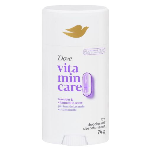 Picture of DOVE VITAMIN CARE+ DEODORANT - LAVENDER and CHAMOMILE 74GR