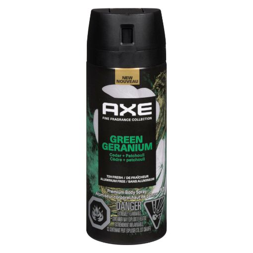 Picture of AXE BODY SPRAY - GREEN GERANIUM 113GR