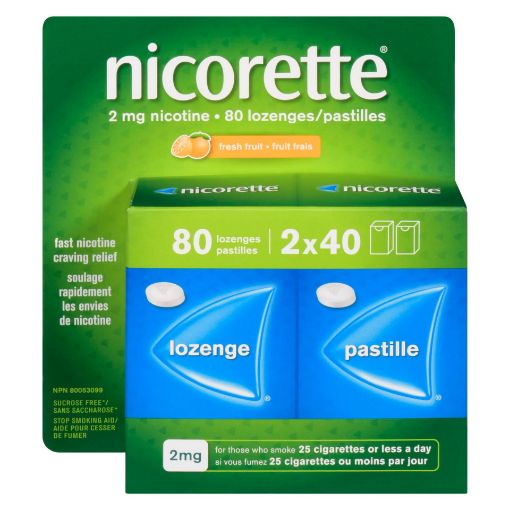 Picture of NICORETTE LOZENGE - FRUIT 2MG 80S